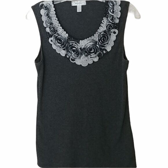 Dressbarn Ribbed Tank  - Picture 1 of 3
